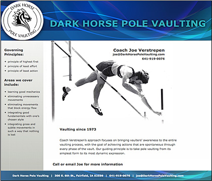 Dark Horse Pole Vaulting